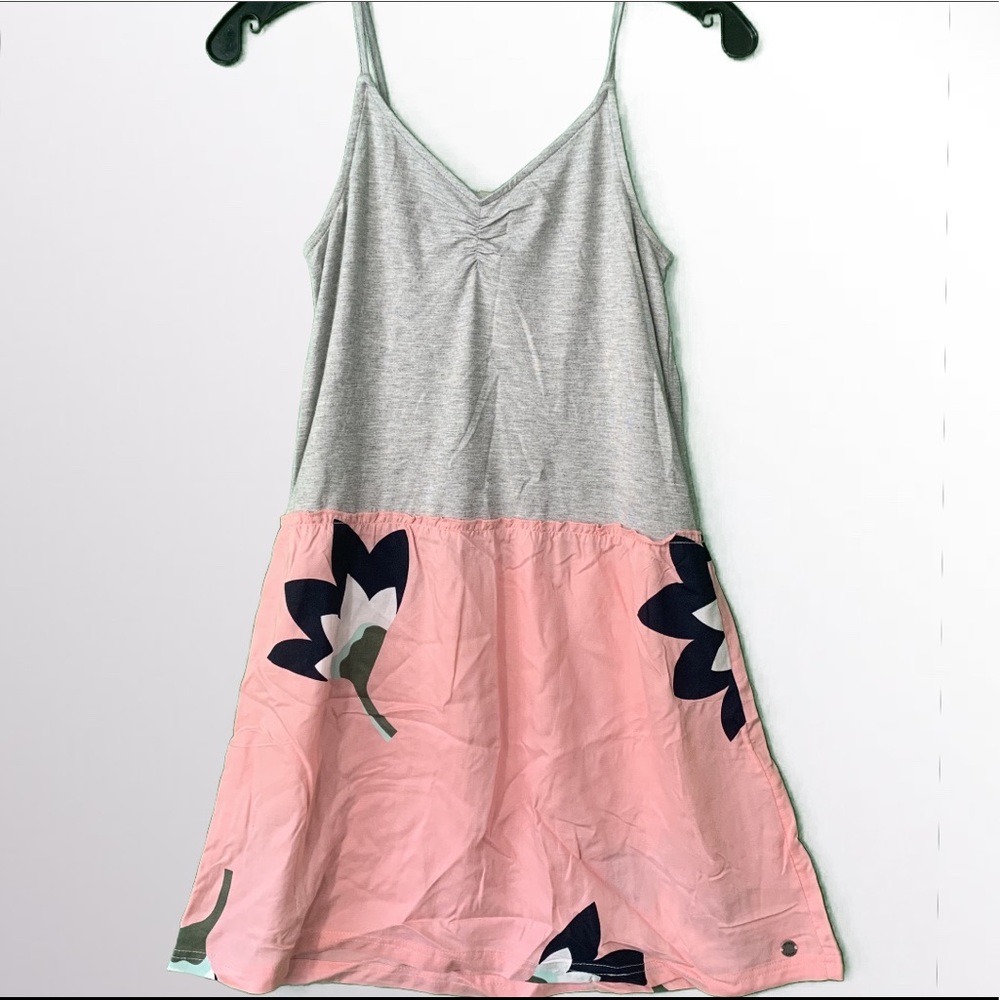 NWT Girls Roxy Floral Tank Dress Size 12 Large - Picture 2 of 3